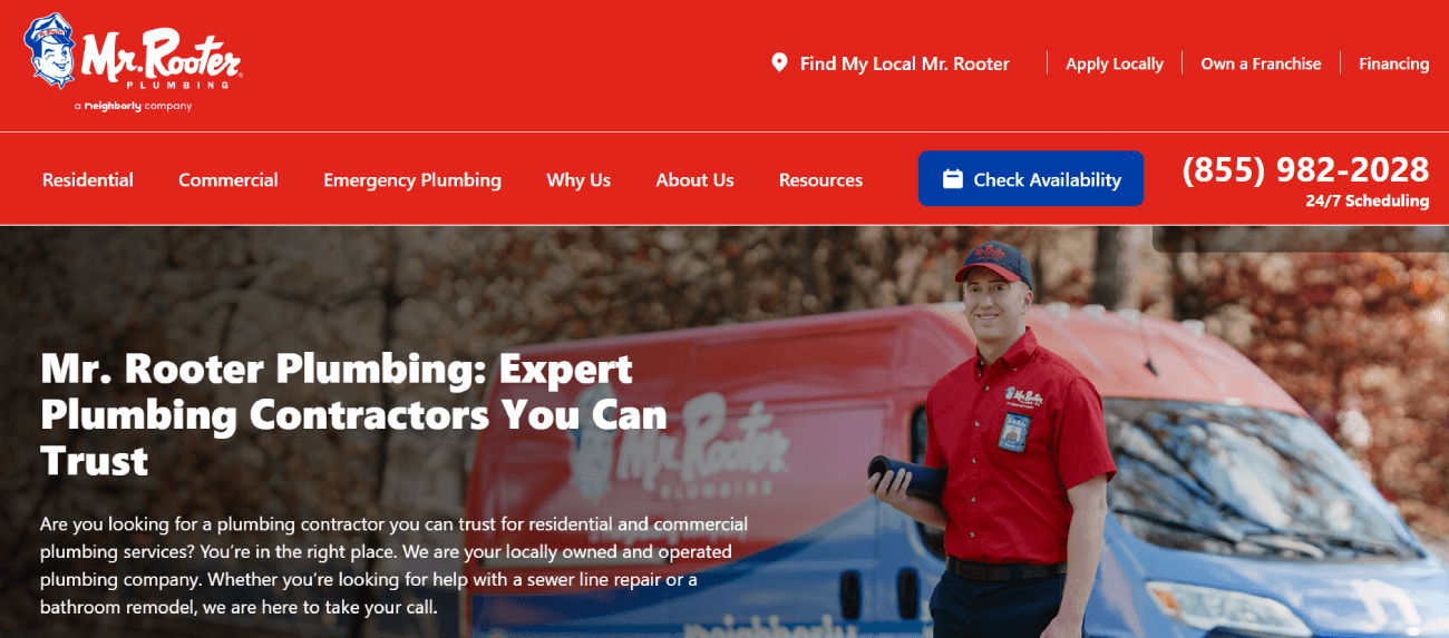 Mr Rooter plumbing
